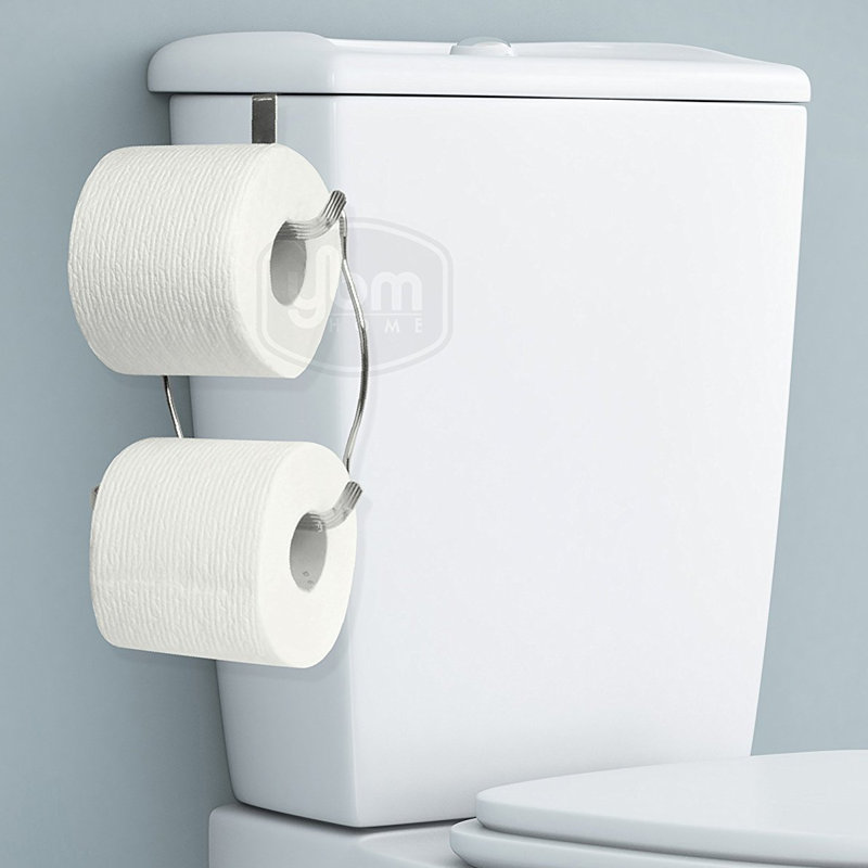 Porte-papier hygiénique à fixation pour réservoir