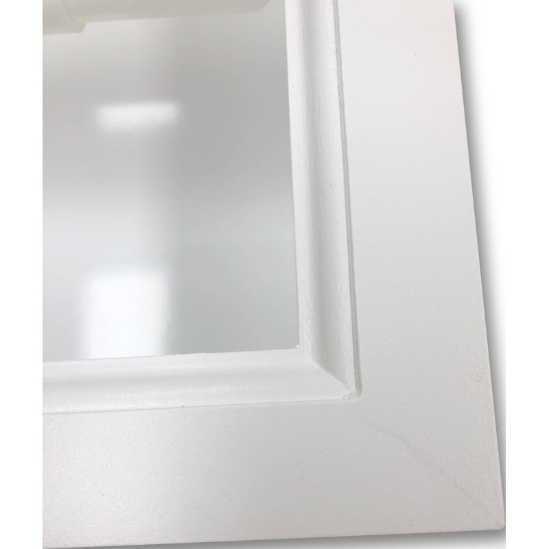 Porte-papier hygiénique encastré Tracy, Blanc