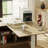 Adjustable L-shaped Metal Base Standing Desk-562224859