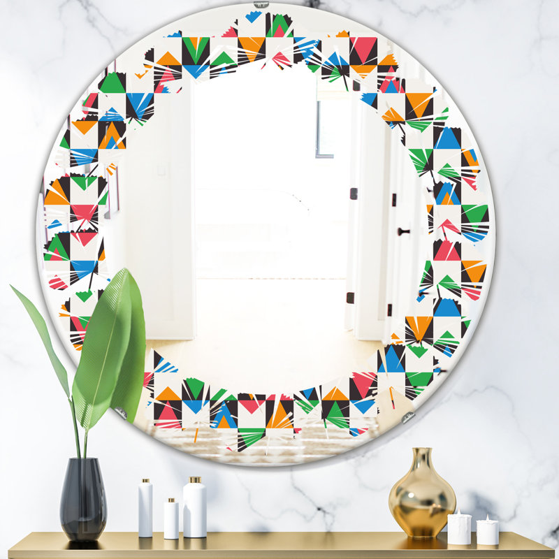 Miroir mural sans cadre Leaves, H 24 po x l 24 po