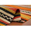 Tapis rayé en laine 5 x 11