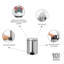 Brabantia NewIcon 5L Soft Closing Pedal Bin-126075293