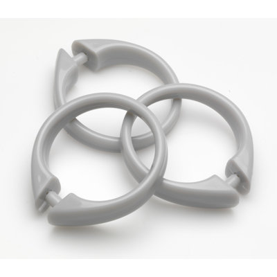 Jamarl Plastic Rust Resistant Shower Curtain Hook