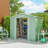 Outsunny 7' x 4' Outdoor Storage Shed, Garden Tool Metal Shed with Foundation Kit, Double Lockable Door, Air Vents and Sloping Roof, for Backyard, Patio, Lawn, White-98202122-98202127