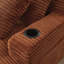 Chaise longue double compressible avec porte-gobelets - aucun assemblage requis, causeuse moelleuse moderne-948169702