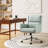 Zaysean Modern 24.5"W Faux Leather Tilting Executive Office Chair with Adjustable Height-1884509027