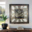 Horloge murale surdimensionnée carrée 24 po pour le salon avec la collection America-94246281