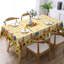 Nappe lavable en polyester de style campagne avec motif de coq et guingan-1459839343