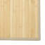 Tapis en bambou naturel clair, polypropylène antidérapant-702458456