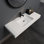 Lavabo de salle de bain mural à surface solide 47 "