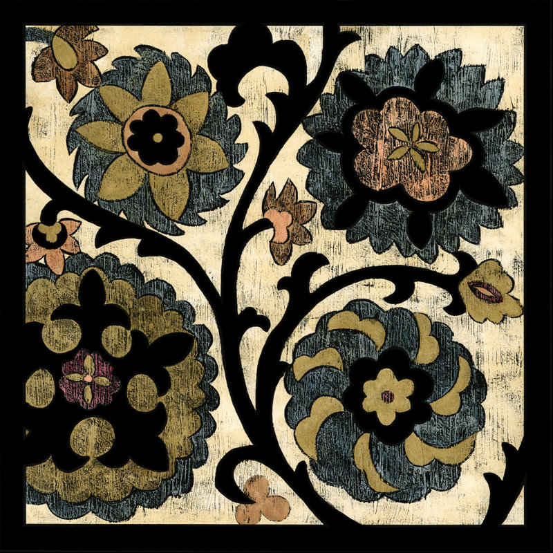 Vintage Suzani IV by Chariklia Zarris - Wrapped Canvas Painting, 30cm H x 30cm W x 3.8cm D