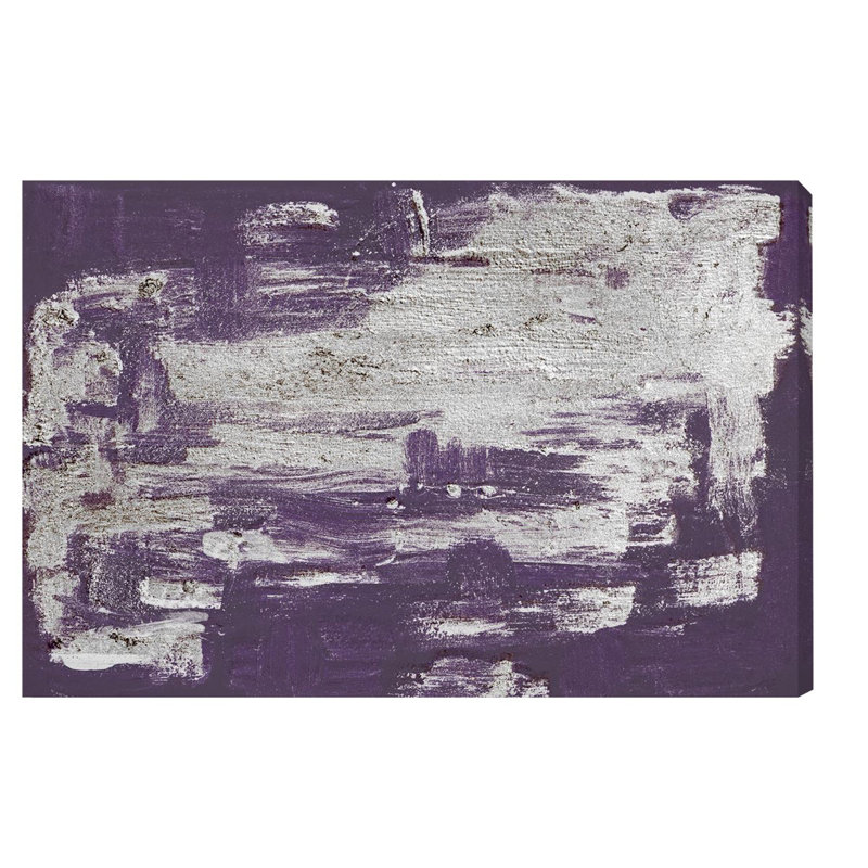 Pure Love Amethyst by Oliver Gal - Print on Canvas, 36" H x 54" W x 1.5" D