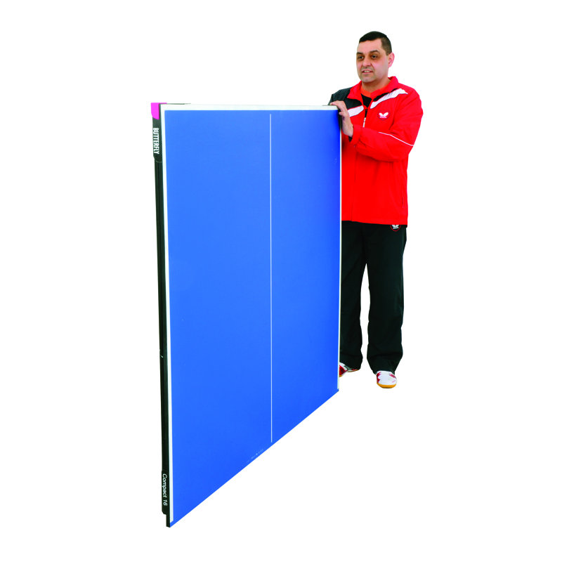 Butterfly Compact 16 Indoor Table Tennis Table, Blue