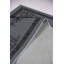 Tapis oriental gris en polyester tissé à plat à la main 3 pi 3 po x 4 pi 11 po Broyles