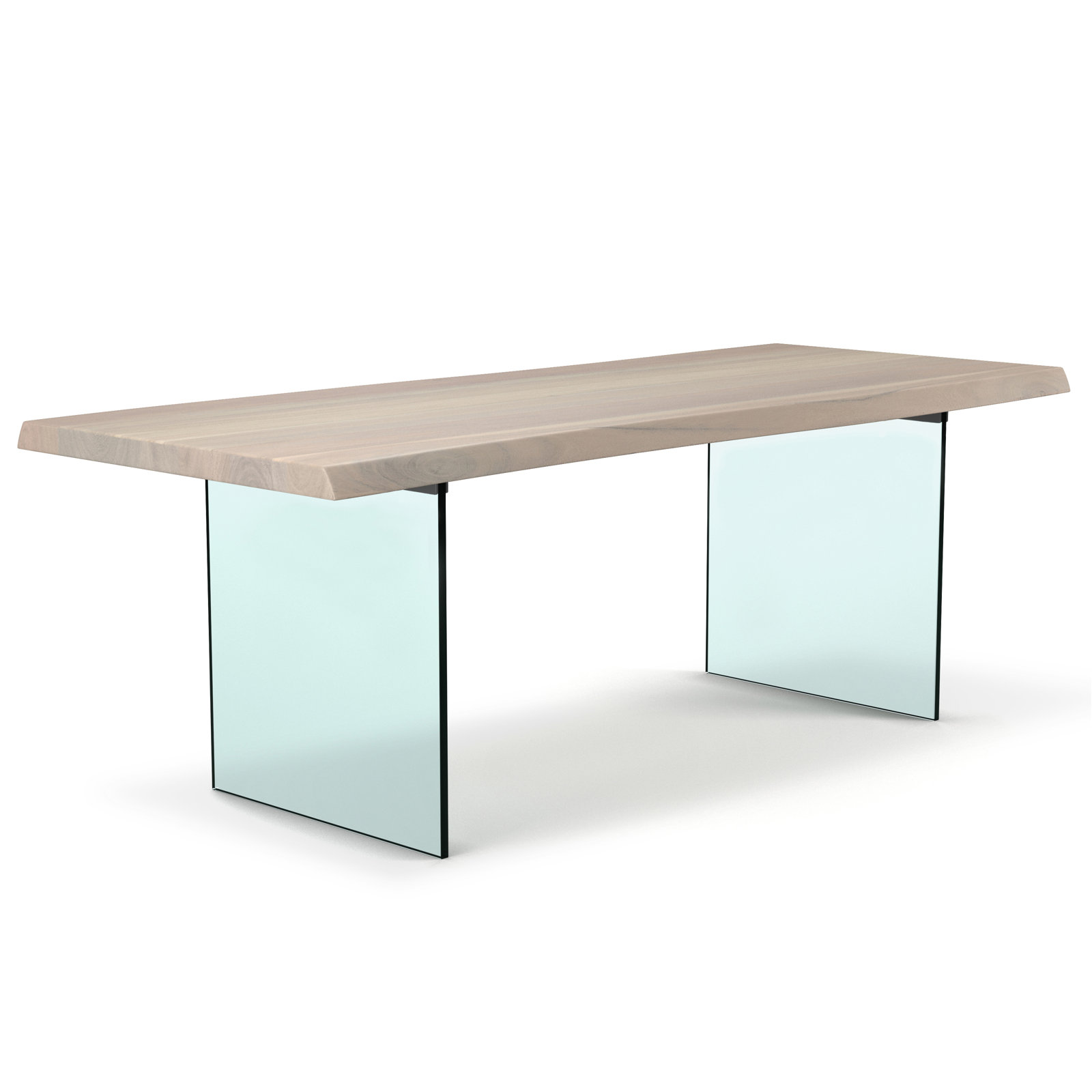 Colin Dining Table, White Wash, 29.75"H x 92"L x 40"W