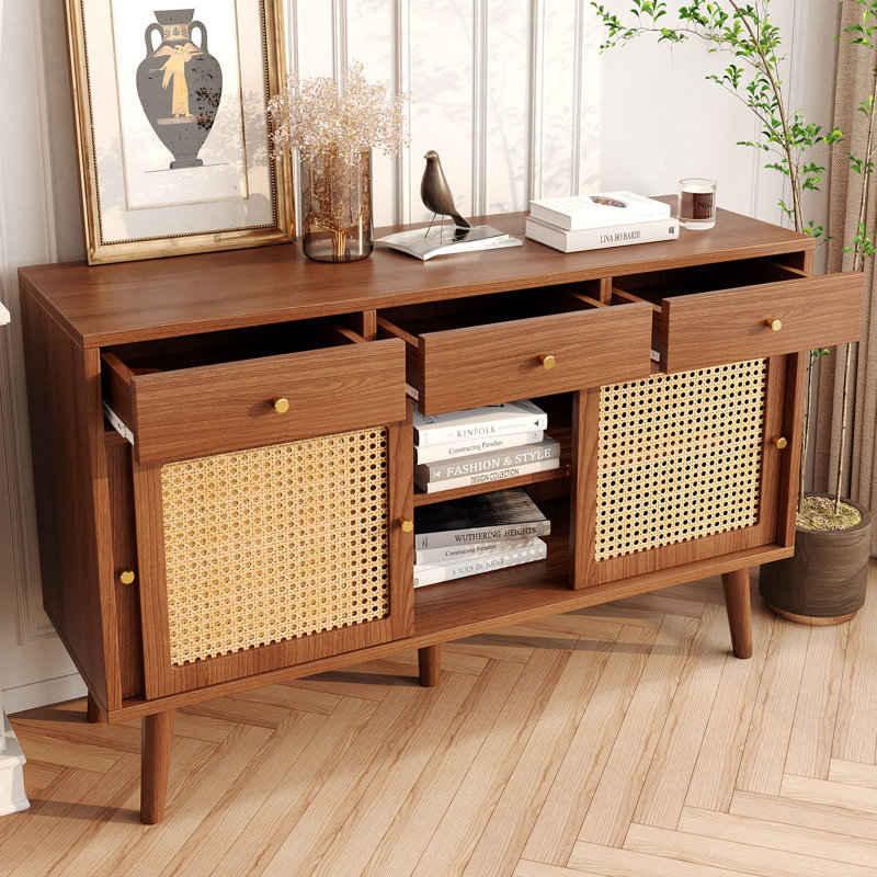 Ammie 3 - Drawer Rectangle Accent Chest, Brown