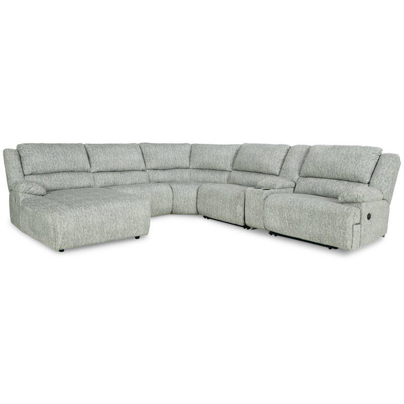 Canapé modulaire inclinable avec méridienne 6 pièces Mcclelland