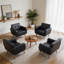 Faux Leather Armchair-1538565771