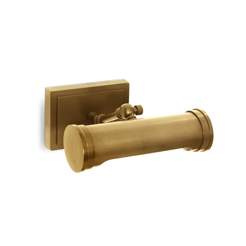 Tate 9'' Dimmable Wall Mounted Picture Light, Natural Brass