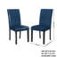 Ensemble de salle à manger rond à piédestal avec 4 chaises en velours Gresia Romero-1215143252