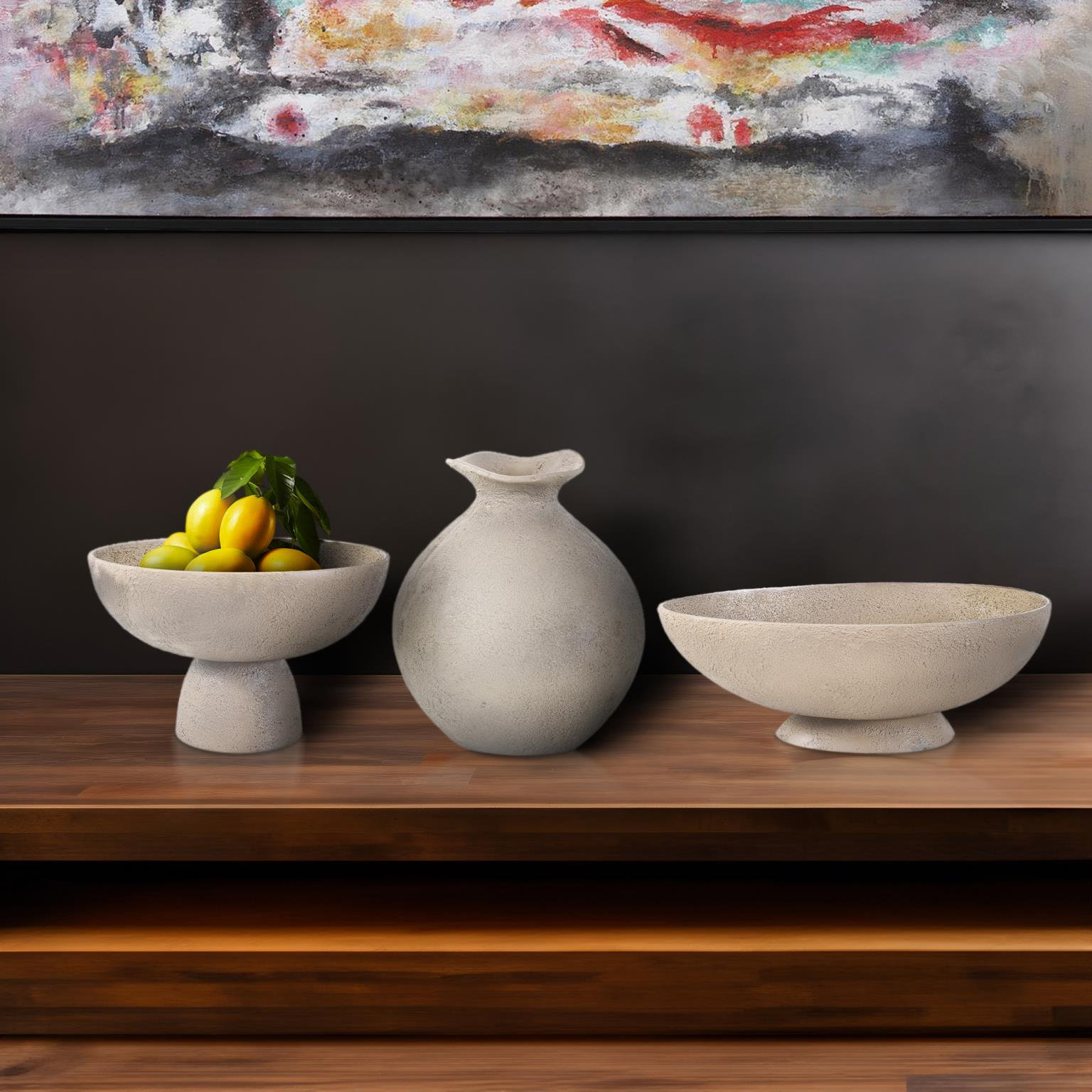 Gutierrez Textured Blanton Round Bowl