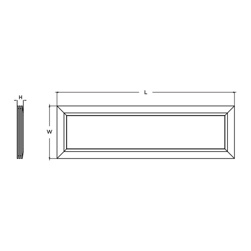 Seagraves Acrylic Flush Mount, White