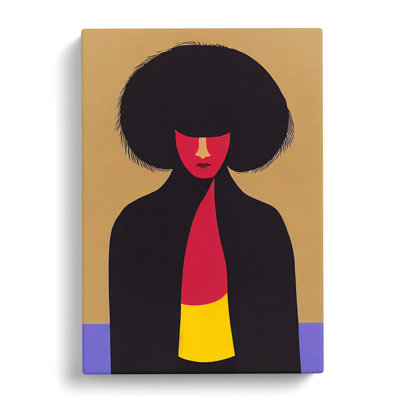 Unique Woman No.4 - Wrapped Canvas Print