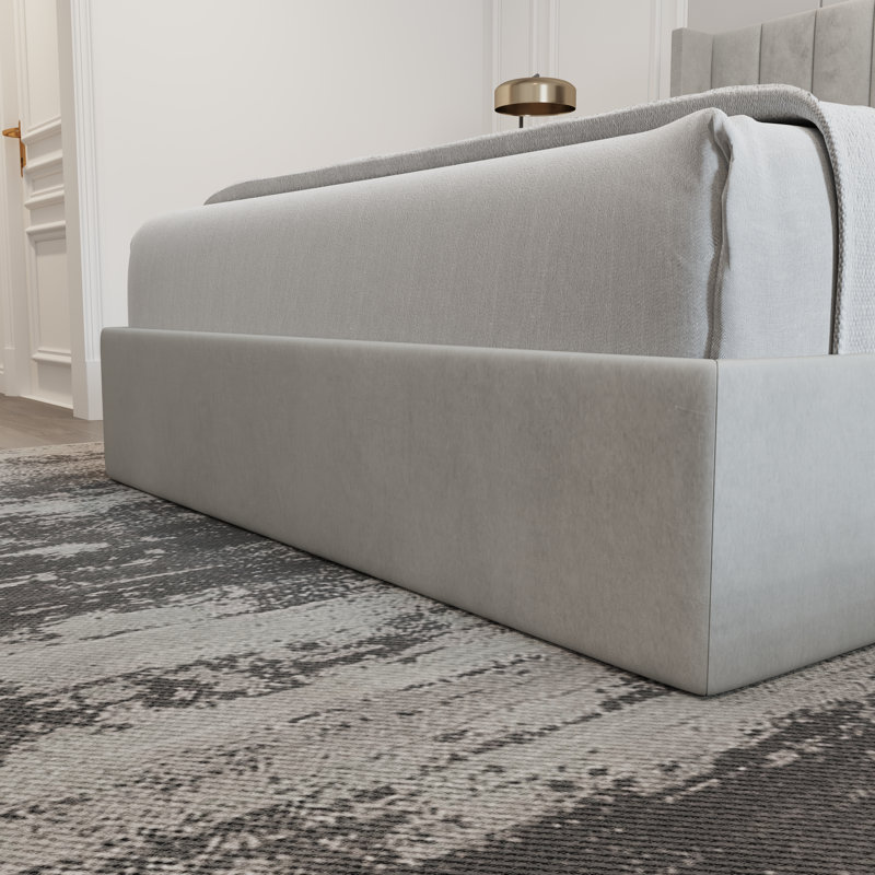 Raimi Upholstered Storage Bed with Hydraulic Lift