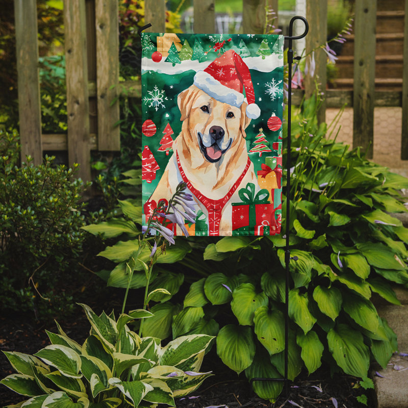 Drapeau de jardin en polyester , H 15,5 po x l 11,25 po
