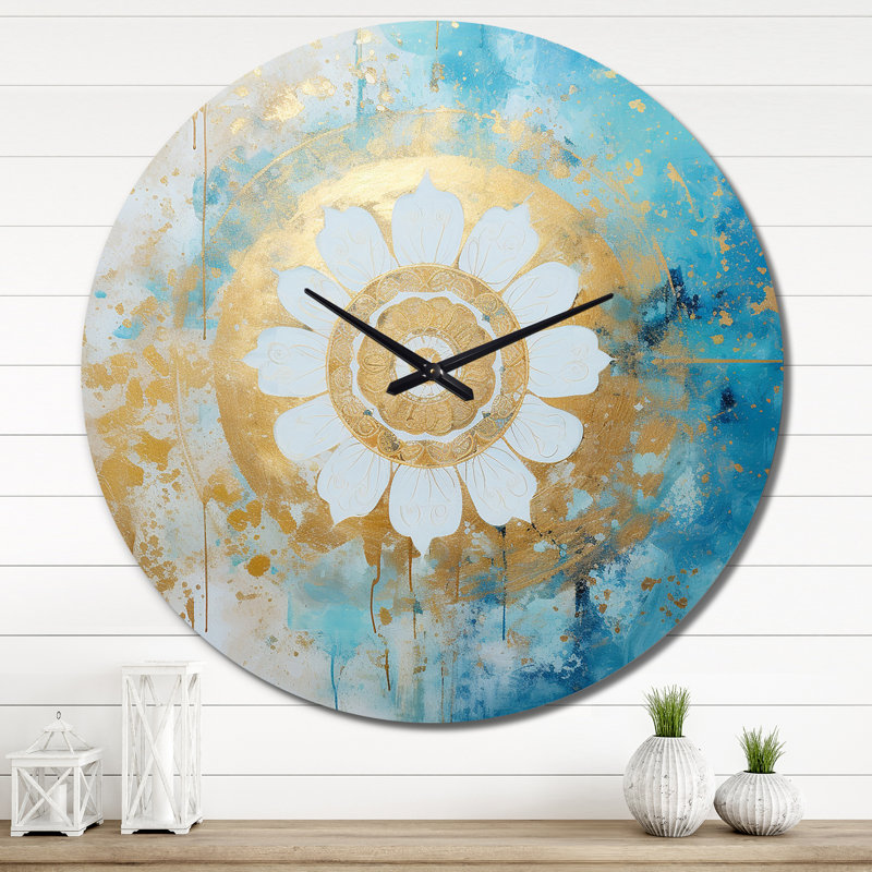 Horloge murale Divine Mandala, Très grand