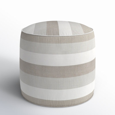 Upholstered Outdoor Ottoman with Sunbrella® Cushion