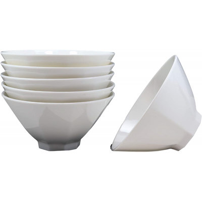 Bol à pâtes en mélamine jade blanc 48 oz. Pagnano
