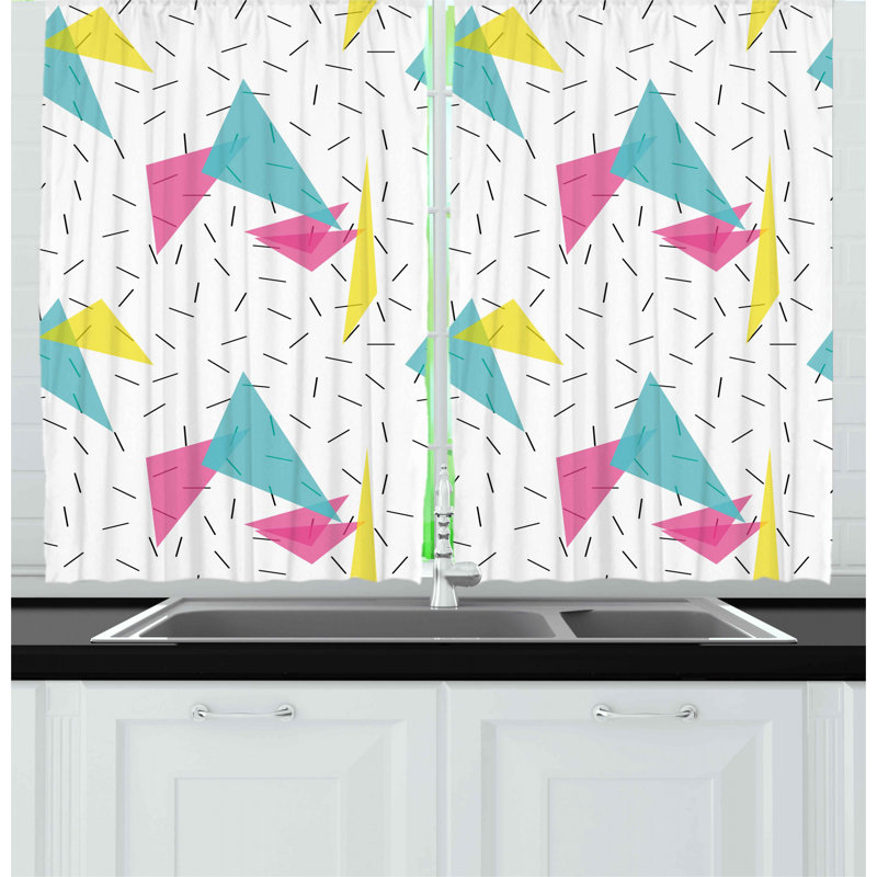 Pointed Kitchen Curtain