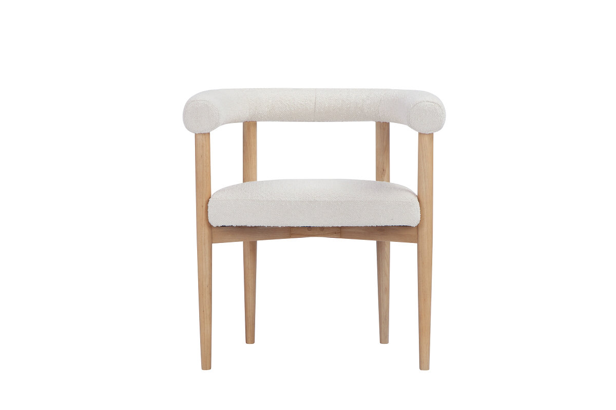 Low back best sale white dining chairs