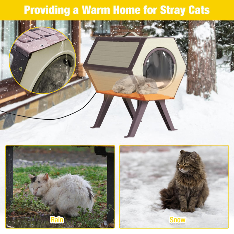 Heated Fairburn Expandable Cat Cage