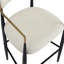 Ensemble de 2 tabourets de comptoir - beige recouvert de 2 tabourets de bar-2058788496-2058788498