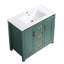 Meuble-lavabo sous-comptoir 36 po, 2 portes 2, à fermeture en douceur, améliore la fonctionnalité du meuble-lavabo avec lavabo, 2 portes et tiroirs se ferment