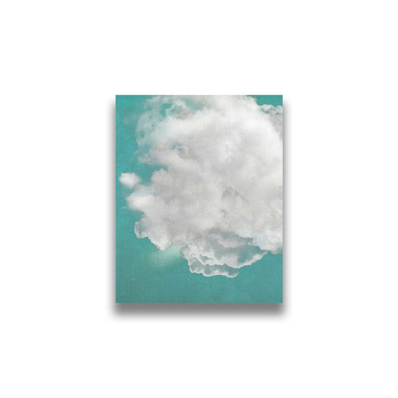«Cloud Inspiration VI» par Hal Halli. Impression sur papier - Montée et encadrée avec de l'acrylique transparent