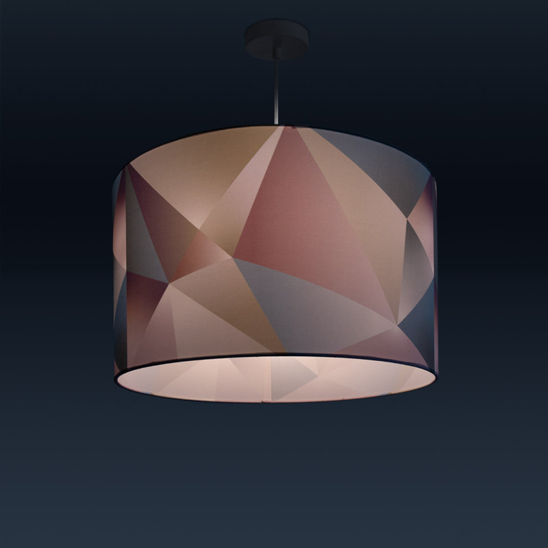 Drum pendant lamp 1-light Onesimos