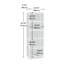 H 67 po x l 23 po x P 12 po - Bibliothèque en bois à 5 tablettes avec tablettes réglables, gris