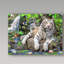 « two white tigers », reproduction de peinture à l’acrylique sur toile tendue-26855528
