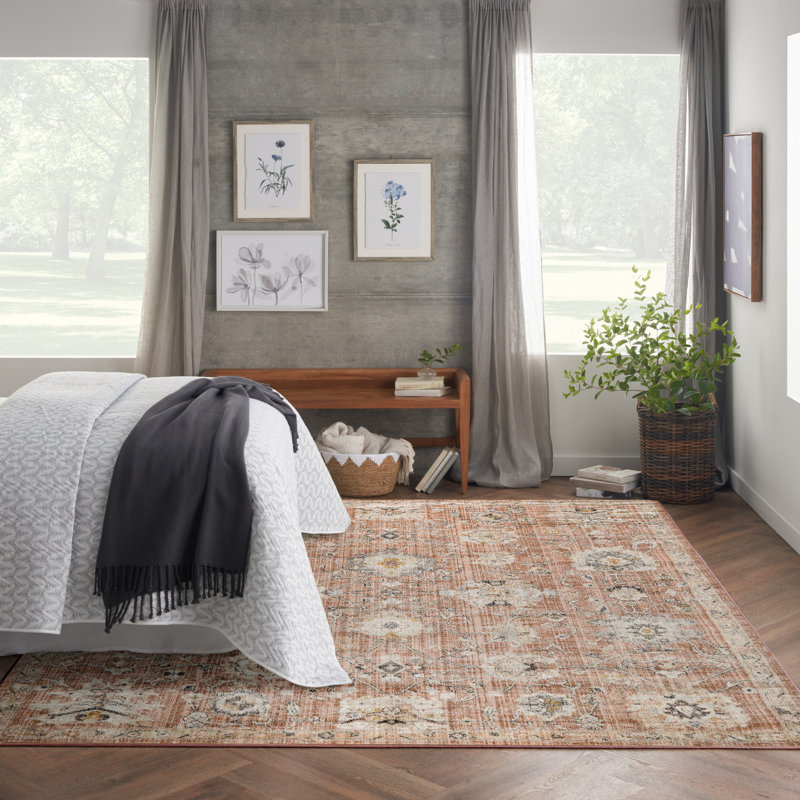 Oberwise Persian Area Rug, Rectangle 9' x 12'