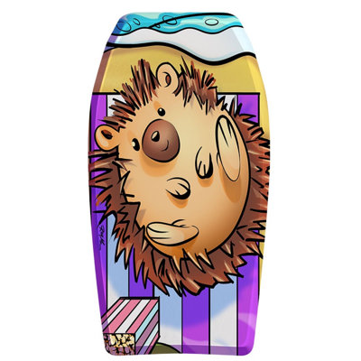 PMU 26-Inch Graphics Printed Bodyboard Board for Beach, Sea & Pool - Surfing Board Pkg/1