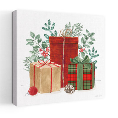 «Classic Christmas III», art abstrait traditionnel