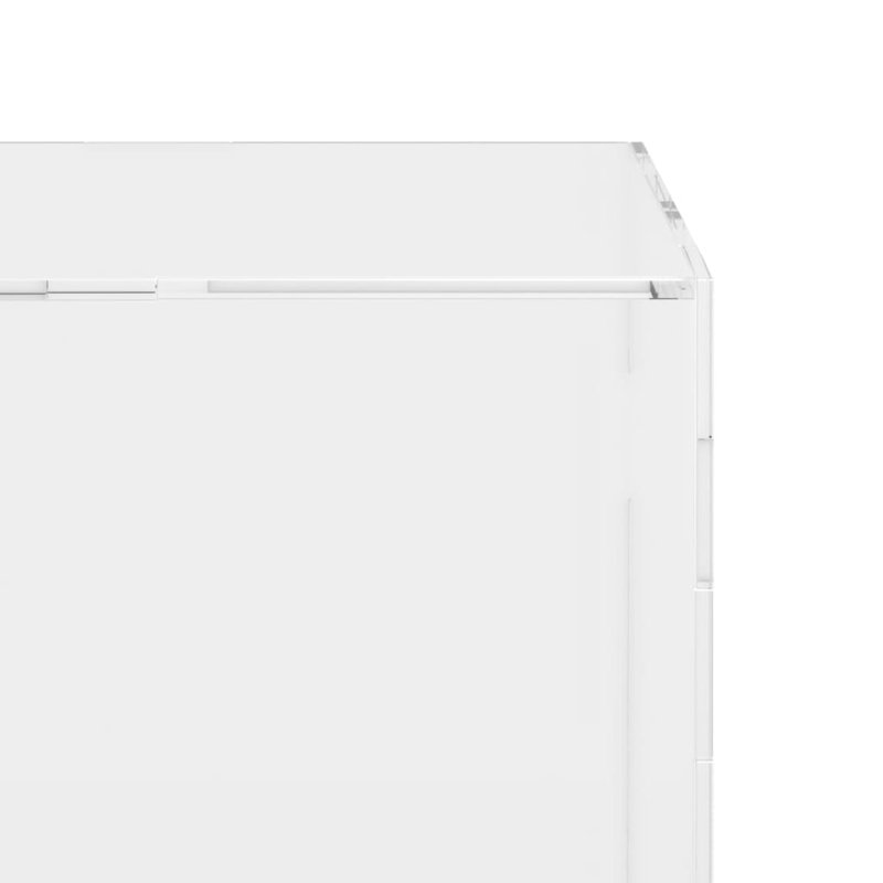 Vidaxl Display Box Transparent 22.0X14.2X14.6" Acrylic, 14.6" H x 22" W x 14.2" D
