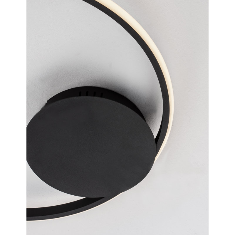 LED Flush Mount, Black
