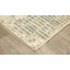 Tapis rayé rayé beige / bleu Rayan-133966248