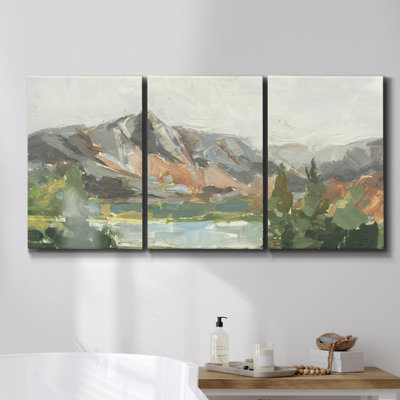 " Cliff Near Dieppe, Cloudy Weather, 1897 " 3 - Pieces