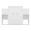 Grand lit escamotable avec bureau, coiffeuse et armoires de rangement-321842894