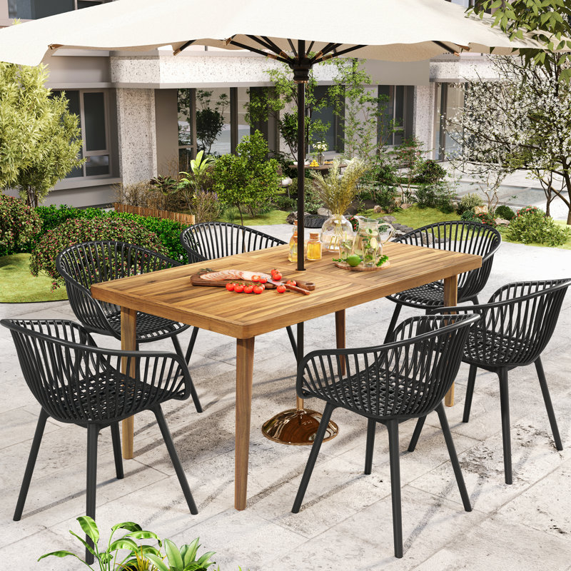 Ensembles repas pour patio, Noir